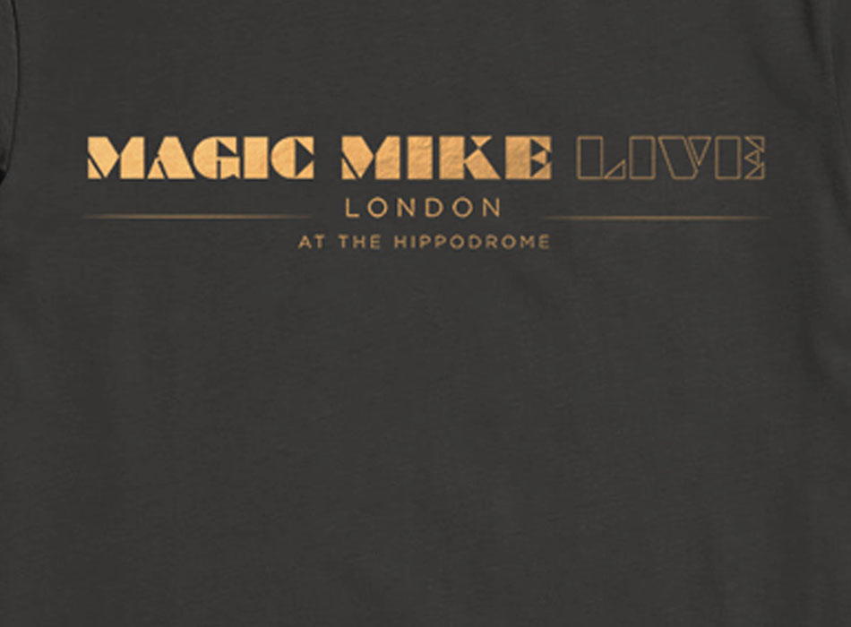 Magic Mike Live Merchandise