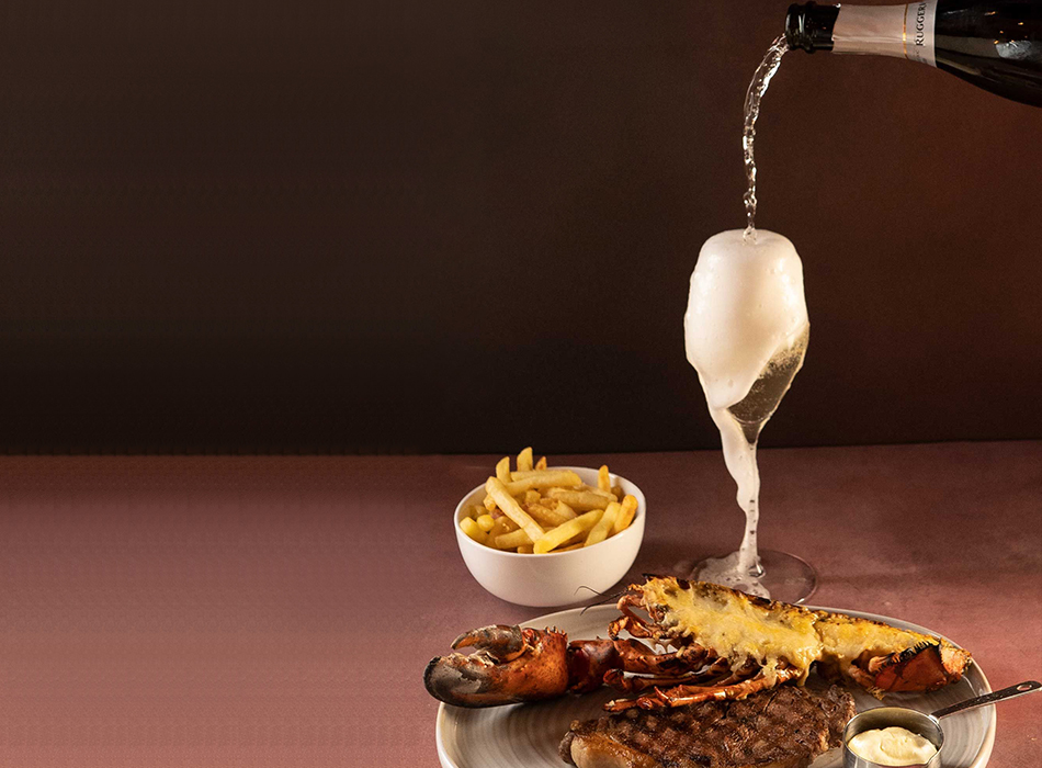 Steak & Lobster, Fries & Prosecco Offer